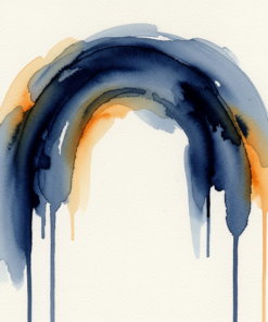 Abstraktni akvarel - zakladni obrana proti natlaku